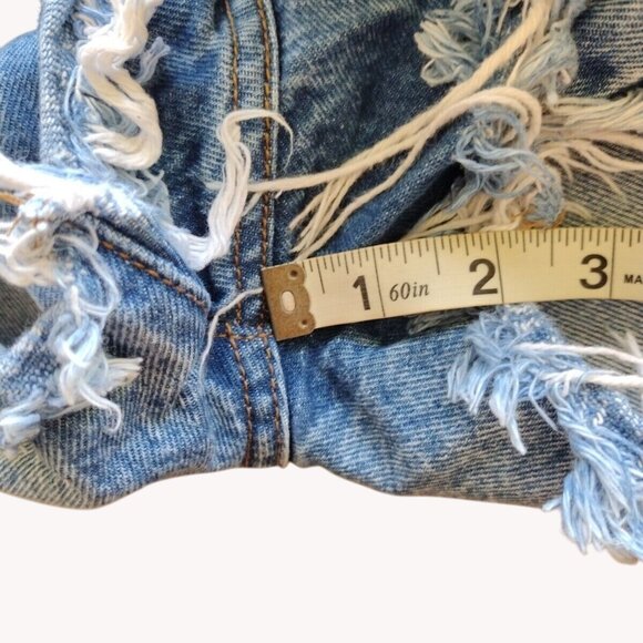 Arizona Shorts 3 Juniors Distressed Raw Cuff Pockets Summer - Picture 6 of 8